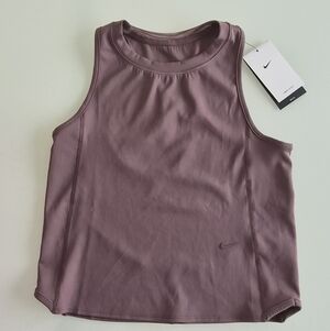 Nike Girls Tank Top L Kids IM1760602 Brown Racerbank Dri Fit